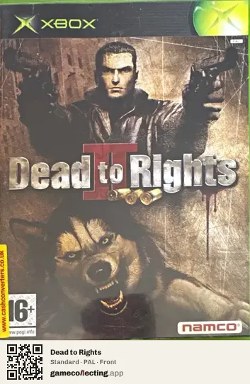 Dead to Rights Xbox, PAL box front