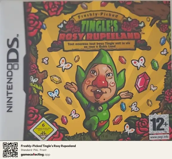 Freshly-Picked Tingle's Rosy Rupeeland Nintendo DS, PAL box front