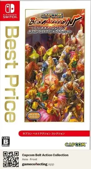 Capcom Belt Action Collection Nintendo Switch, Asia box front