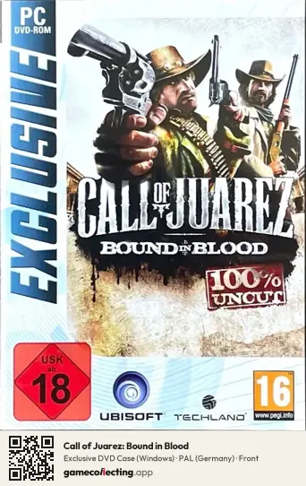 Call of Juarez: Bound in Blood Computer, Germany box front