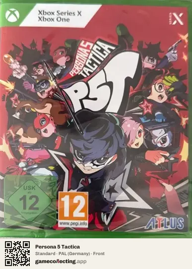 Persona 5 Tactica Xbox Series X, Germany box front