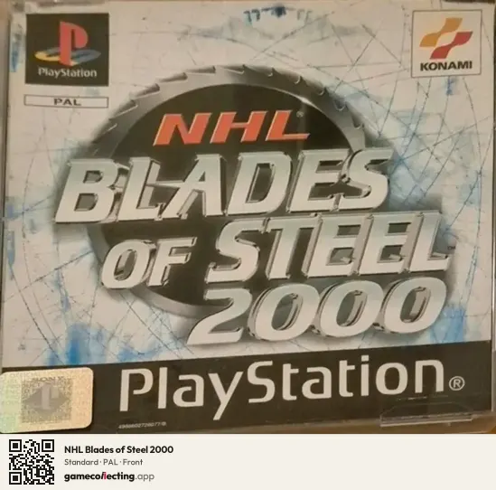 NHL Blades of Steel 2000 PlayStation, PAL box front