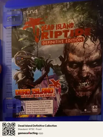 Dead Island Definitive Collection PlayStation 4, NTSC box front