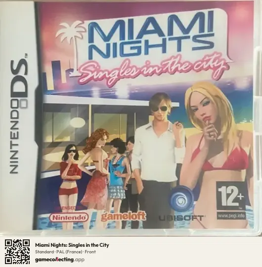 Miami Nights: Singles in the City Nintendo DS, France box front