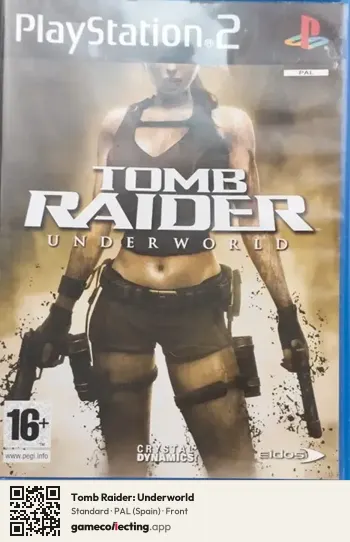 Tomb Raider: Underworld PlayStation 2, Spain box front