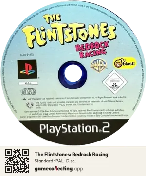 The Flintstones: Bedrock Racing PlayStation 2, PAL disc