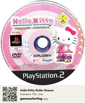 Hello Kitty: Roller Rescue PlayStation 2, PAL disc