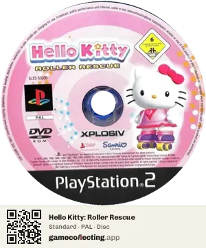 Hello Kitty: Roller Rescue PlayStation 2, PAL disc
