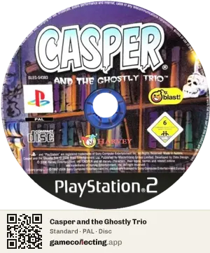 Casper and the Ghostly Trio PlayStation 2, PAL disc