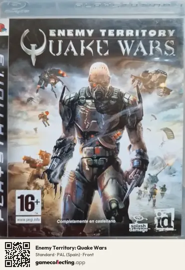 Enemy Territory: Quake Wars PlayStation 3, Spain box front