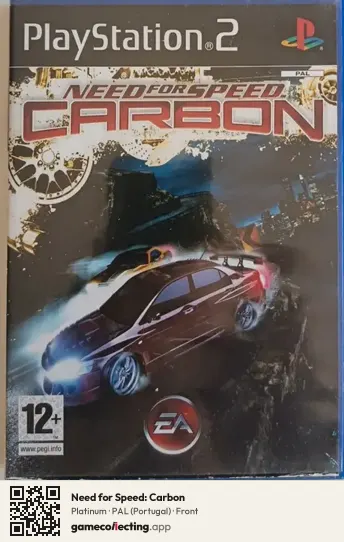 Need for Speed: Carbon PlayStation 2, Portugal box front