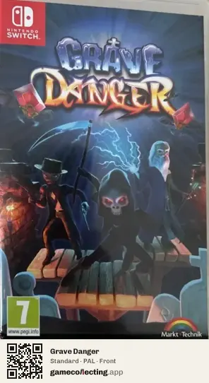 Grave Danger Nintendo Switch, PAL box front