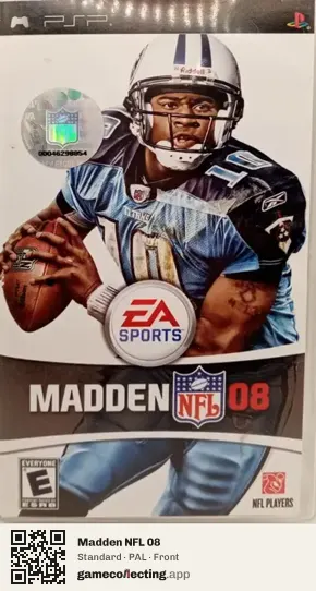 Madden NFL 08 PlayStation Portable, PAL box front