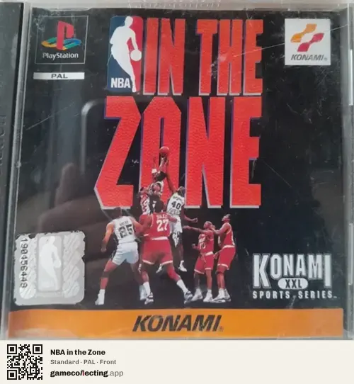 NBA in the Zone PlayStation, PAL box front