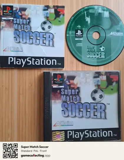 Super Match Soccer PlayStation, PAL box front