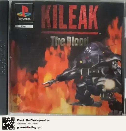 Kileak: The DNA Imperative PlayStation, PAL box front