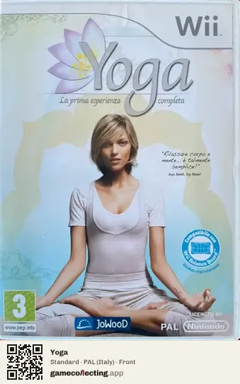 Yoga Nintendo Wii, Italy box front