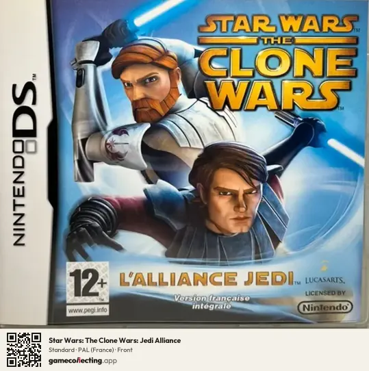 Star Wars: The Clone Wars: Jedi Alliance Nintendo DS, France box front