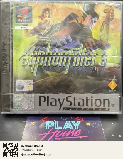 Syphon Filter 3 PlayStation, Italy box front