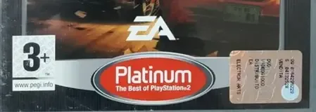 Burnout, the PEGI square on its front