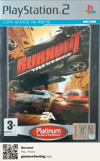 Burnout PlayStation 2, PAL box front