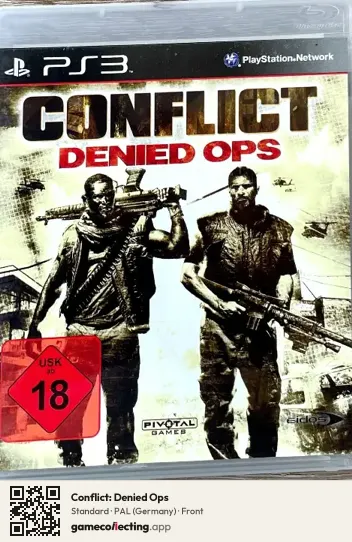 Conflict: Denied Ops PlayStation 3, Germany box front