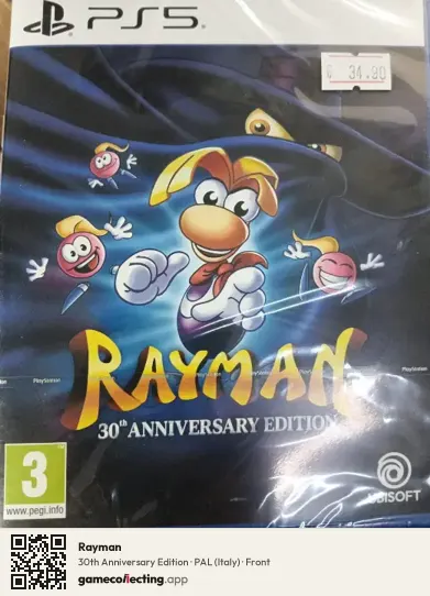 Rayman PlayStation 5, Italy box front