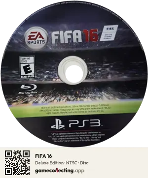 FIFA 16 PlayStation 3, NTSC disc