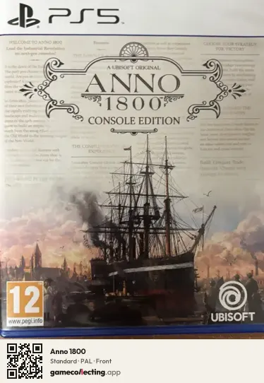 Anno 1800 PlayStation 5, PAL box front