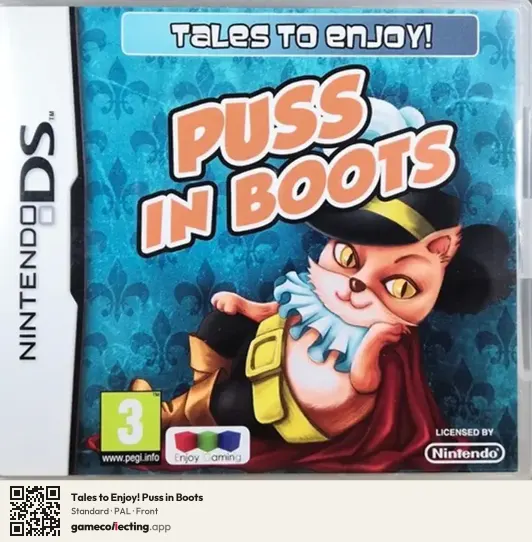 Tales to Enjoy! Puss in Boots Nintendo DS, PAL box front