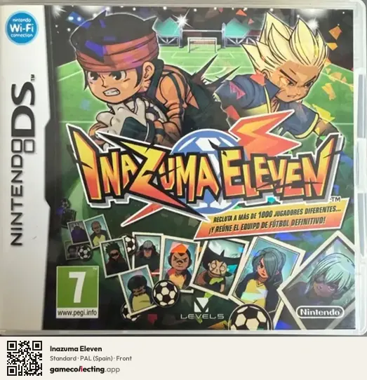 Inazuma Eleven Nintendo DS, Spain box front