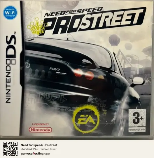 Need for Speed: ProStreet Nintendo DS, France box front
