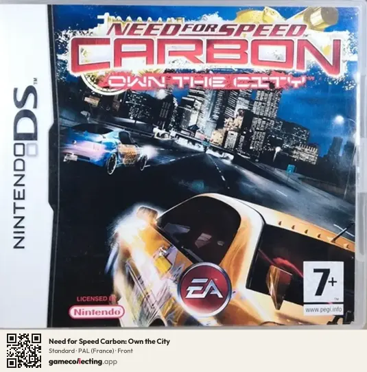 Need for Speed Carbon: Own the City Nintendo DS, France box front