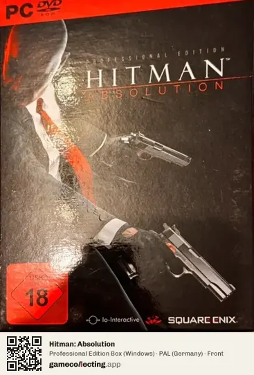 Hitman: Absolution Computer, Germany box front
