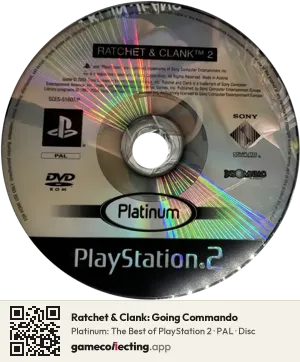 Ratchet & Clank: Going Commando PlayStation 2, PAL disc