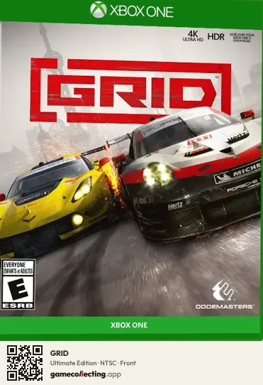 GRID Xbox One, NTSC box front