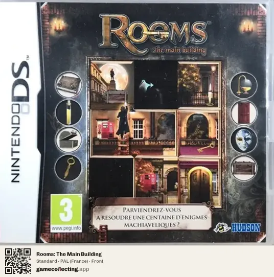 Rooms: The Main Building Nintendo DS, France box front