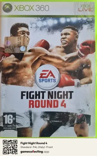 Fight Night Round 4 Xbox 360, Italy box front