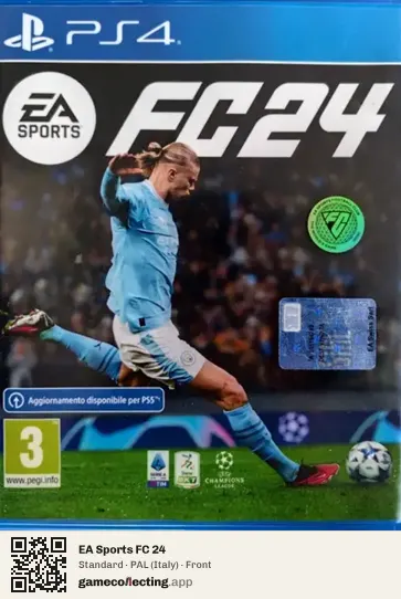 EA Sports FC 24 PlayStation 4, Italy box front