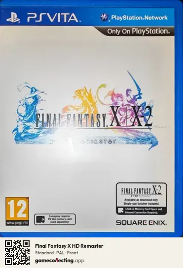 Final Fantasy X HD Remaster PlayStation Vita, PAL box front