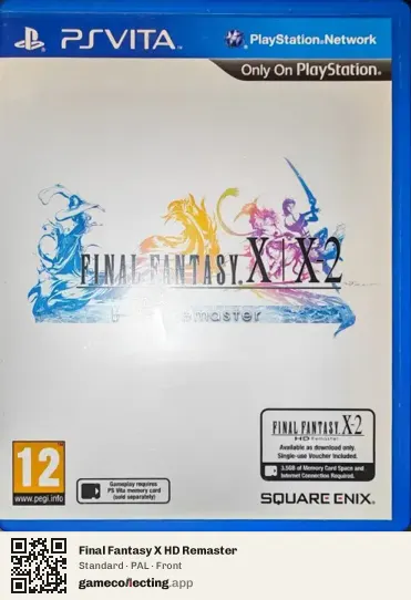 Final Fantasy X HD Remaster PlayStation Vita, PAL box front