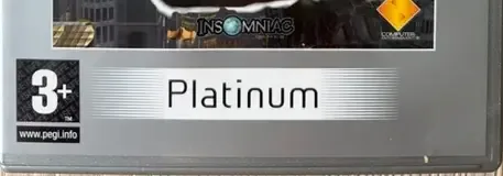 Ratchet & Clank, the PEGI square on its front