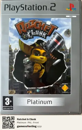 Ratchet & Clank PlayStation 2, PAL box front