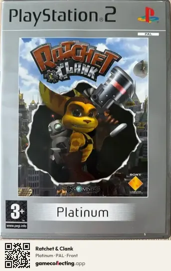 Ratchet & Clank PlayStation 2, PAL box front