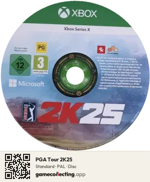 PGA Tour 2K25 Xbox Series X, PAL disc