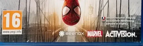 The Amazing Spider-Man 2, the PEGI square on its front