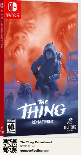 The Thing: Remastered Nintendo Switch, NTSC box front