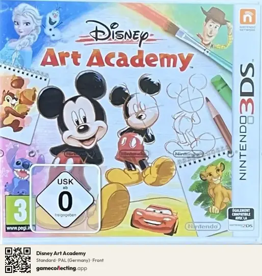 Disney Art Academy Nintendo 3DS, Germany box front