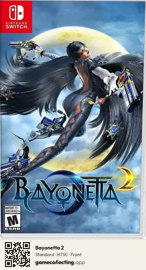 Bayonetta 2 Nintendo Switch, NTSC box front