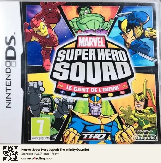 Marvel Super Hero Squad: The Infinity Gauntlet Nintendo DS, France box front